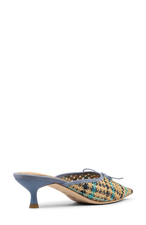 DONALD PLINER DONALD PLINER SOEL WOVEN RAFFIA BOW MULE