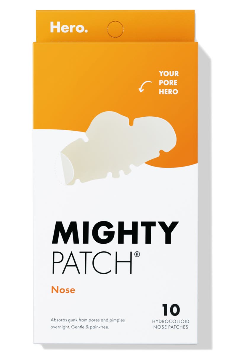 Hero Mighty Patch Nose 10-Pack Hydrocolloid Nose Patches, Main, color,