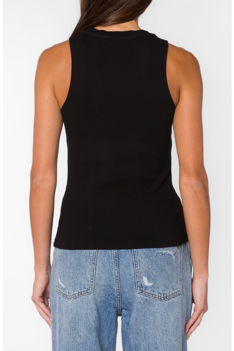 Tibby Ribbed Tank, Alternate, color, BLACK