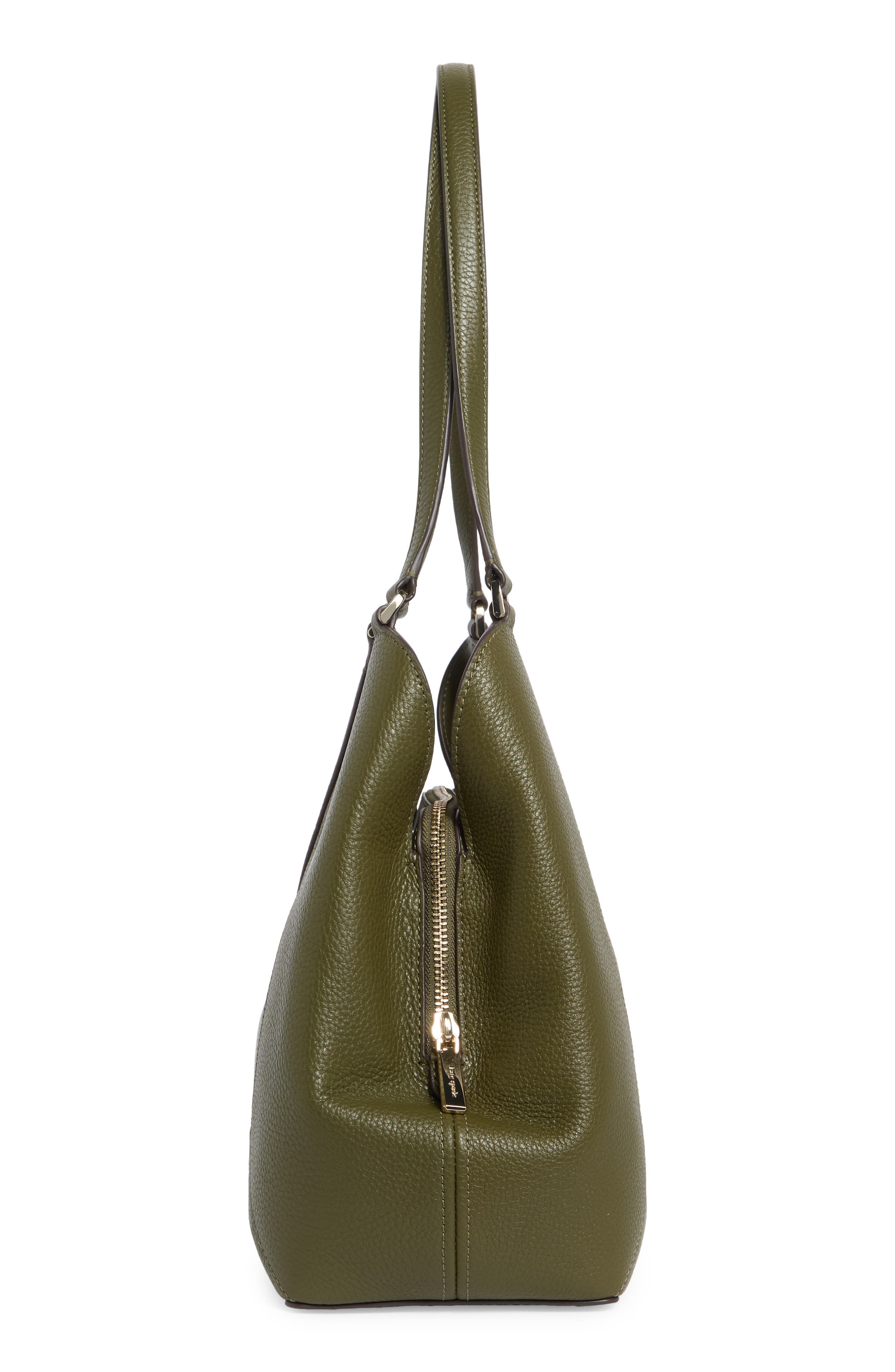 Kate Spade New York lena triple compartment shoulder bag, Alternate, color, Seaweed