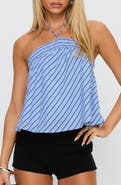 Princess Polly Moonlit Stripe Halter Top