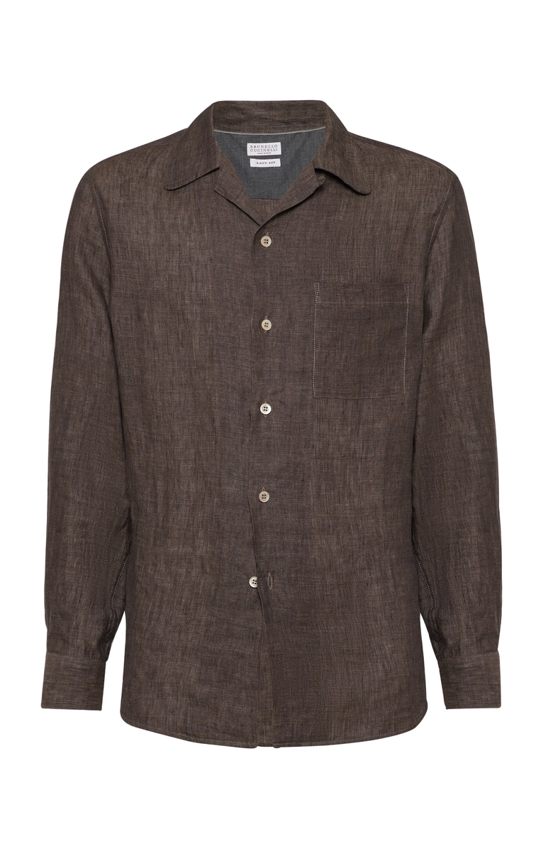 Brunello Cucinelli Shirt with chest pocket, Main, color, 