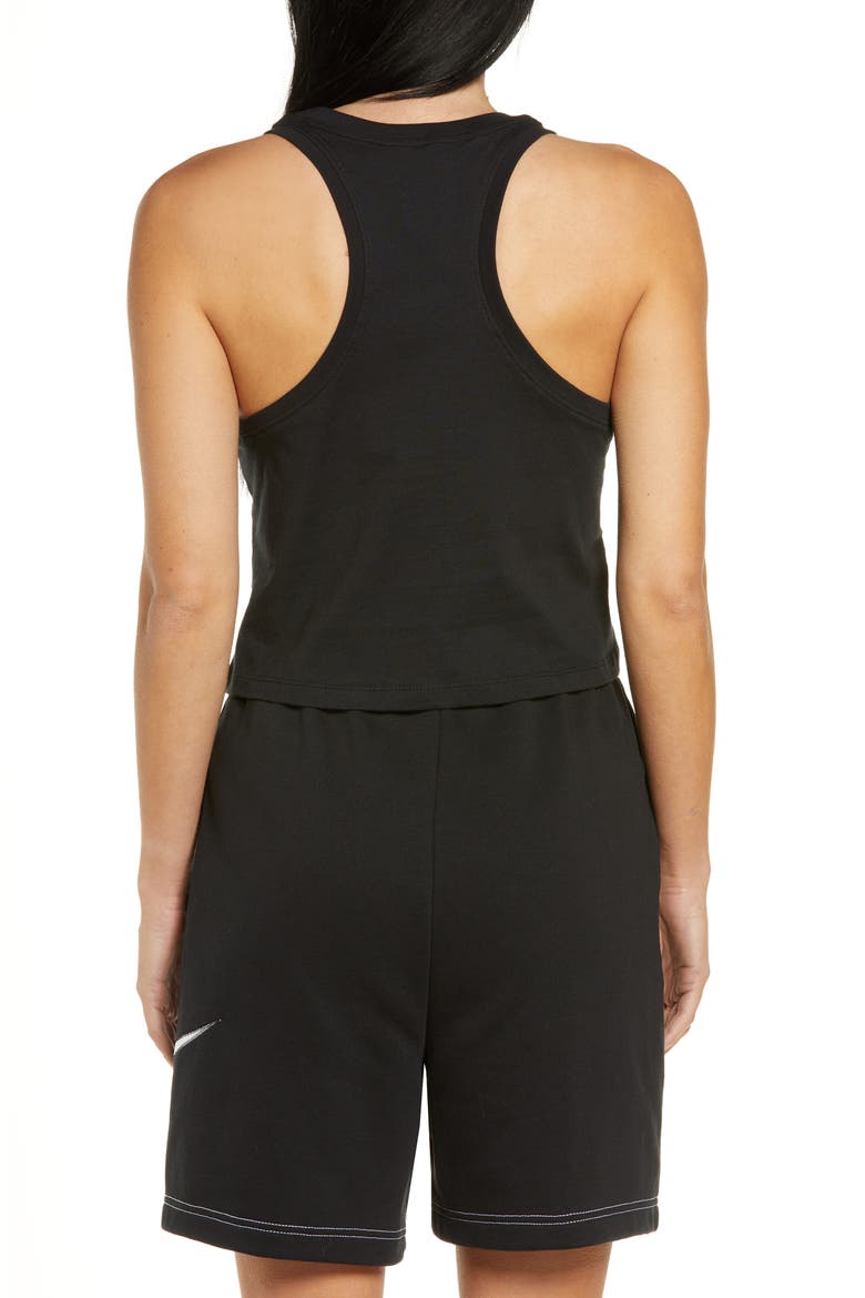 Court Cotton Tank, Alternate, color, BLACK