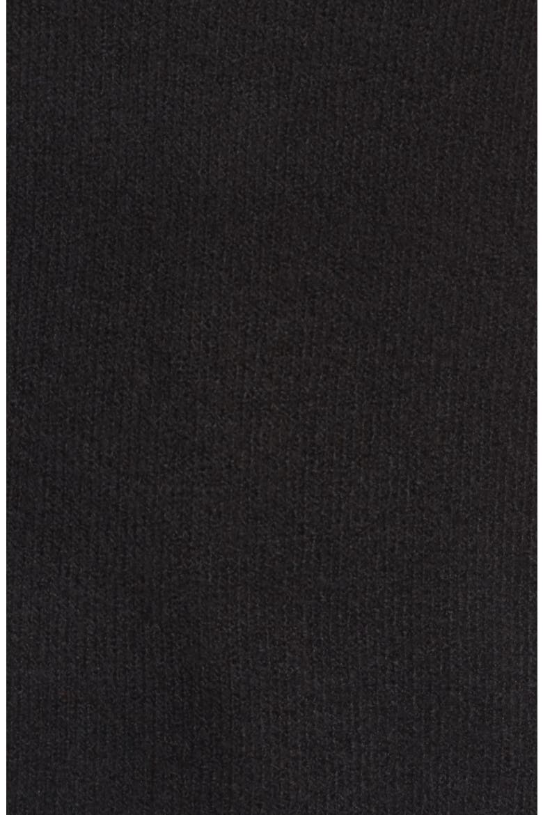 Tie Bell Sleeve Sweater, Alternate, color, BLACK