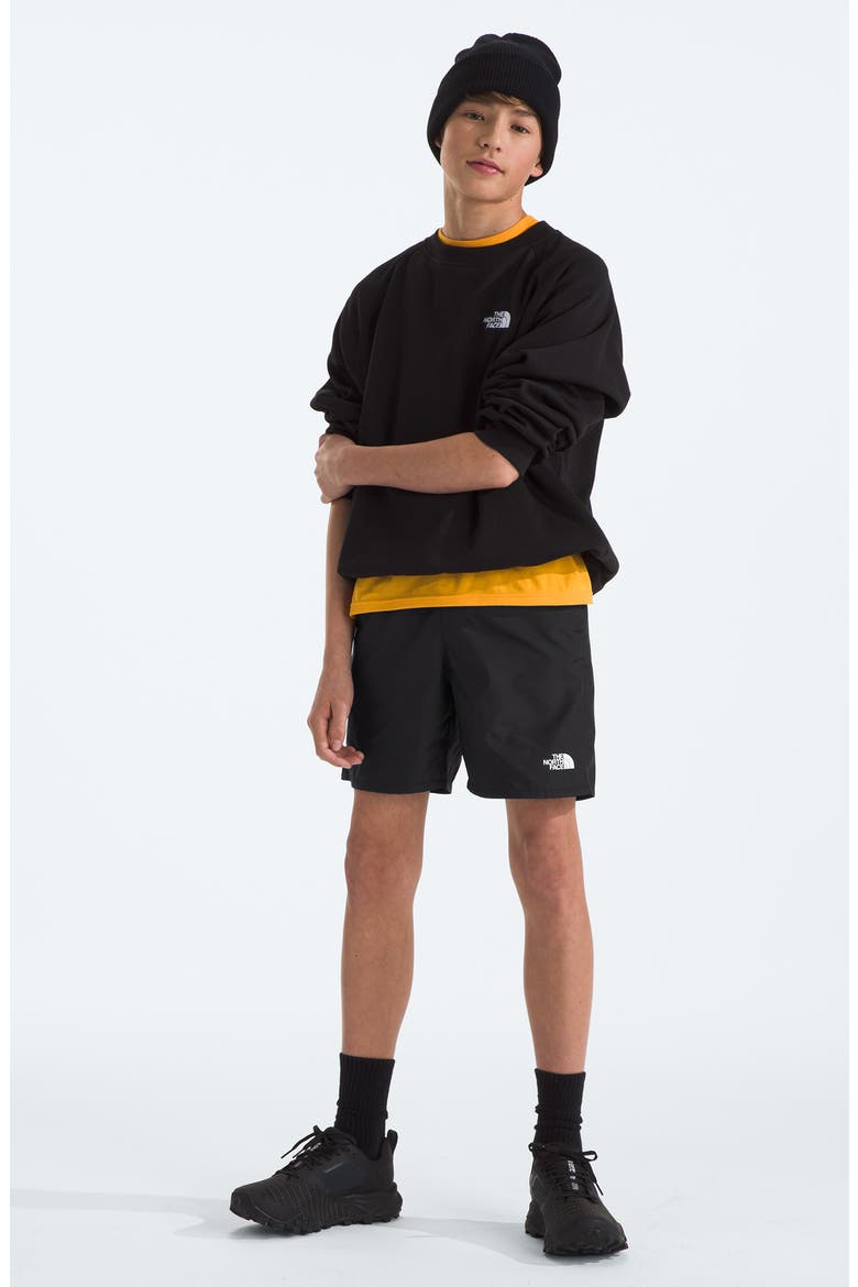 Kids' Never Stop Woven Shorts, Alternate, color, TNF BLACK