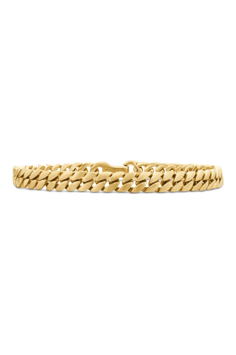 6mm Men's Curb Chain Bracelet in 18K Yellow Gold, Main, color, 18K YELLOW GOLD
