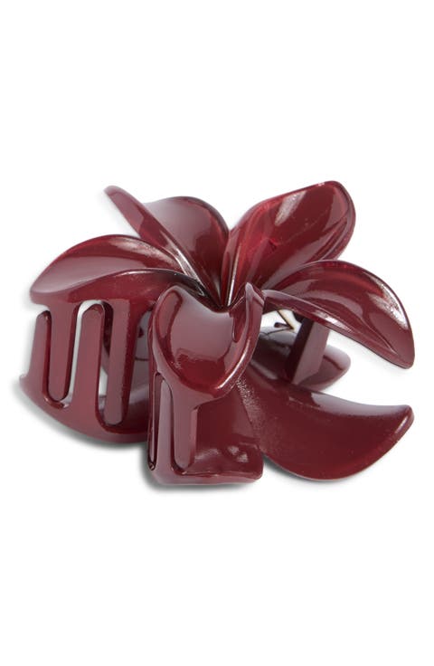 Plumeria Claw Clip