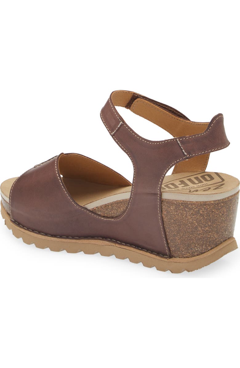 On Foot Samoa 310 Wedge Sandal, Alternate, color, Chocolate