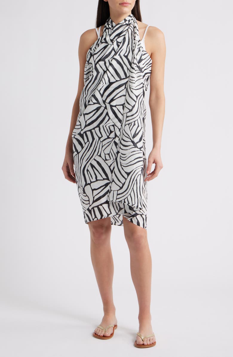 Rails Matea Faux Wrap Maxi Skirt, Alternate, color, Playa Blanca