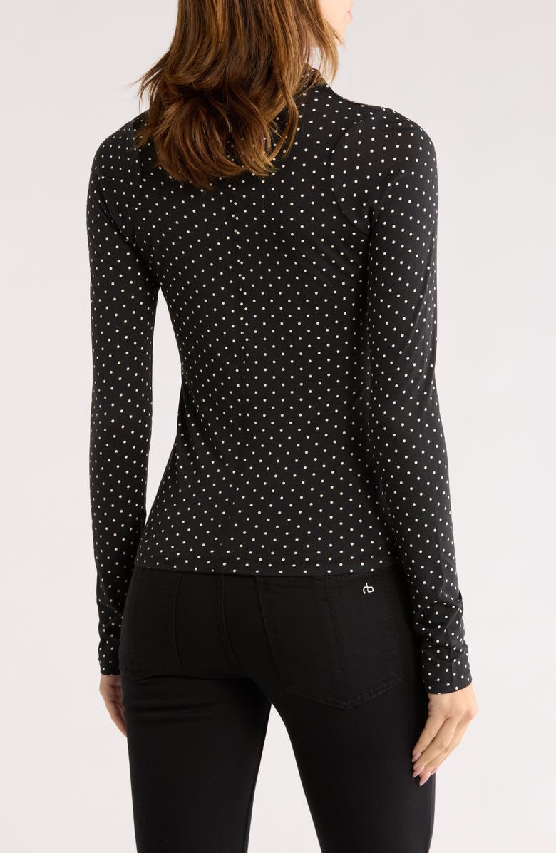 rag & bone Sasha Long Sleeve Knit Top, Alternate, color, Polka Dot Multi
