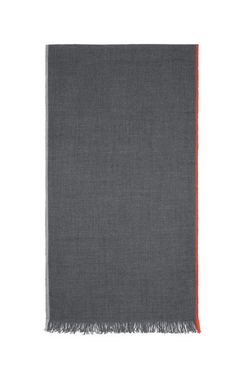 Brunello Cucinelli Scarf With Selvedge In Black