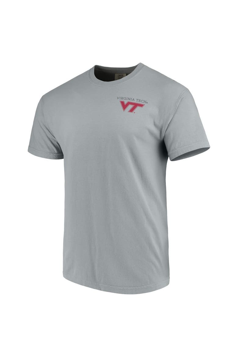 Men's Gray Virginia Tech Hokies Team Comfort Colors Campus Scenery T-Shirt, Alternate, color, Gray
