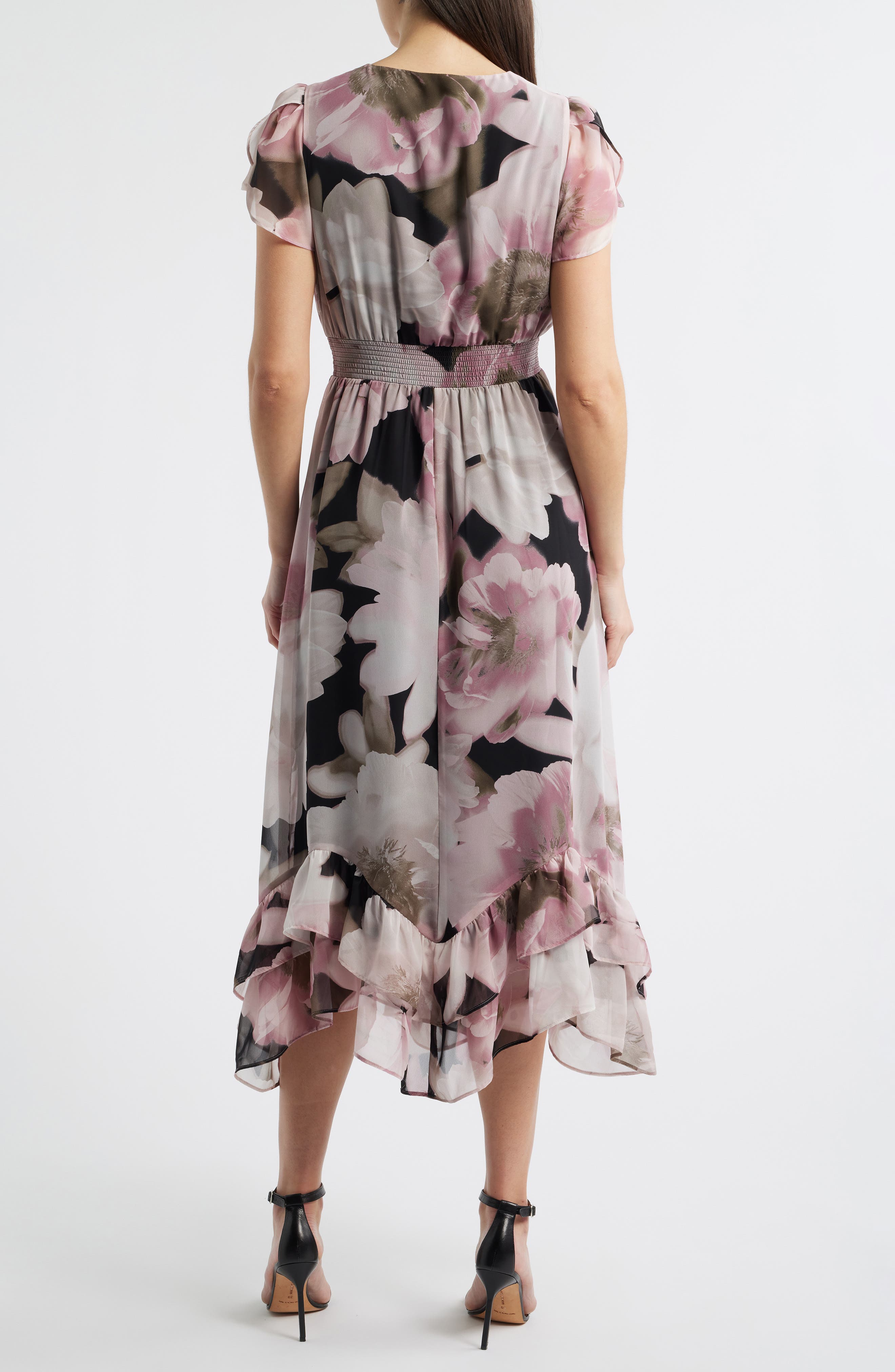 Print Ruffle Midi Dress - image 2
