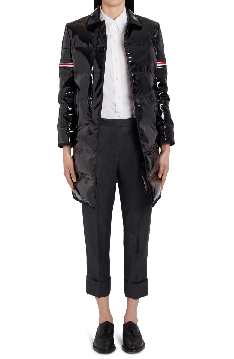 Thom Browne Chesterfield Down Puffer Overcoat, Main, color,