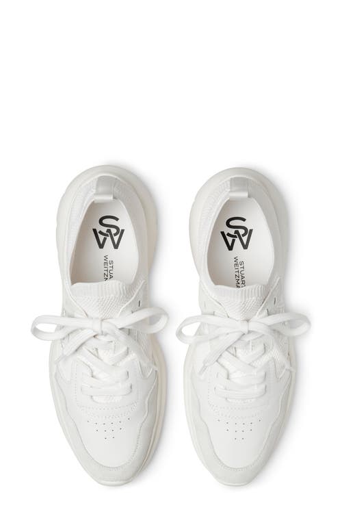 Stuart Weitzman 5050 Stretch Knit Chunky Runner Sneakers