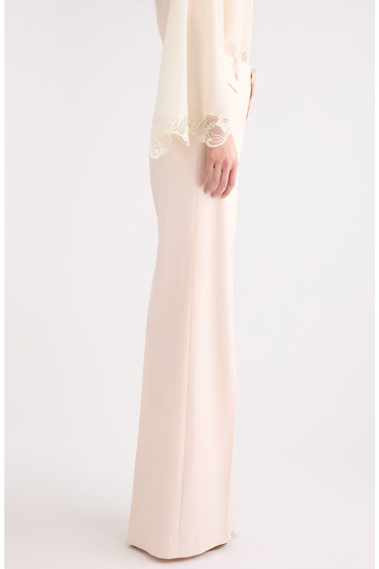 Virgin Wool Wide Leg Trousers, Alternate, color, BISCUIT PINK