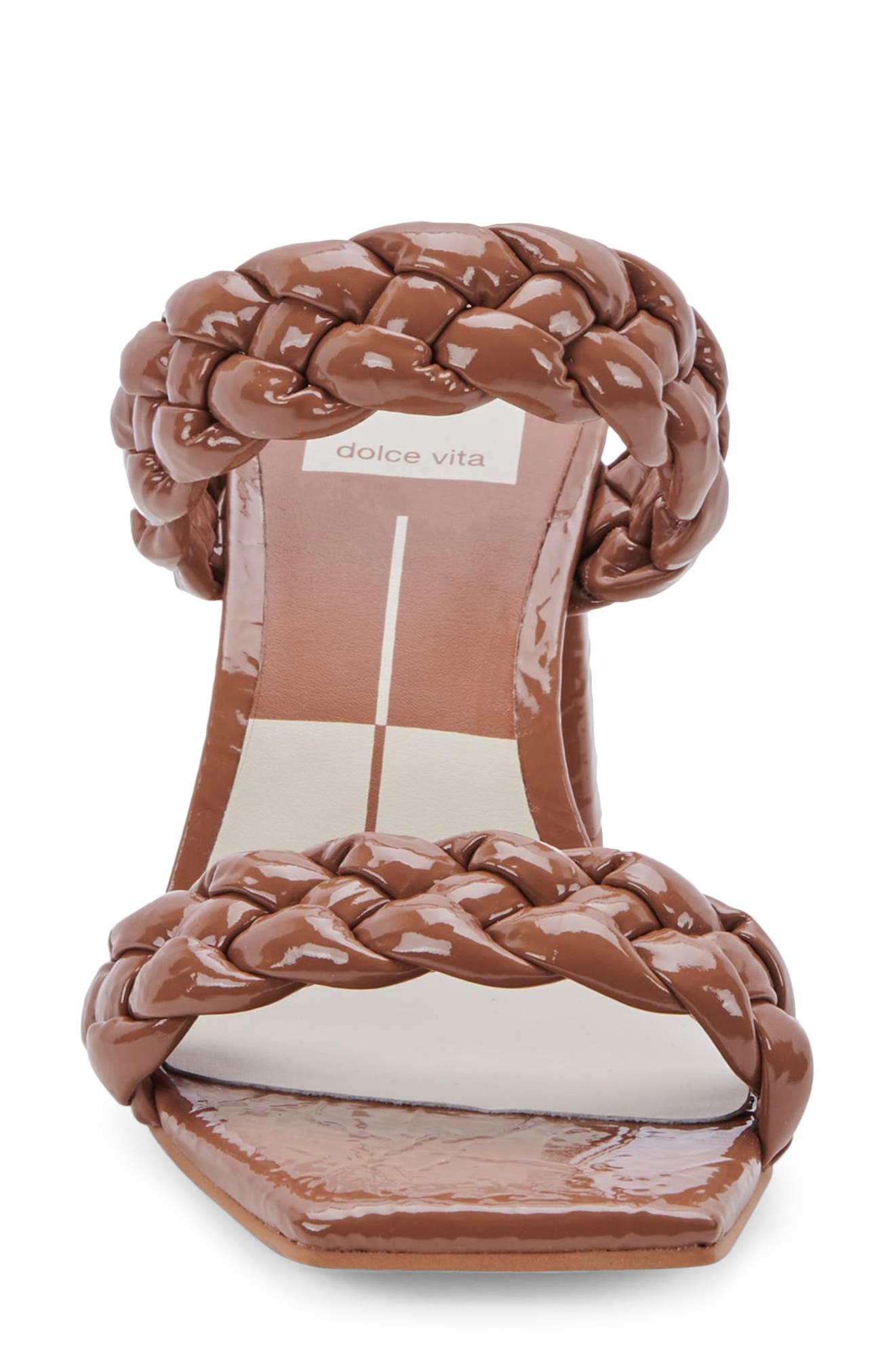 Paily Braided Sandal, Alternate, color, TAUPE PATENT STELLA