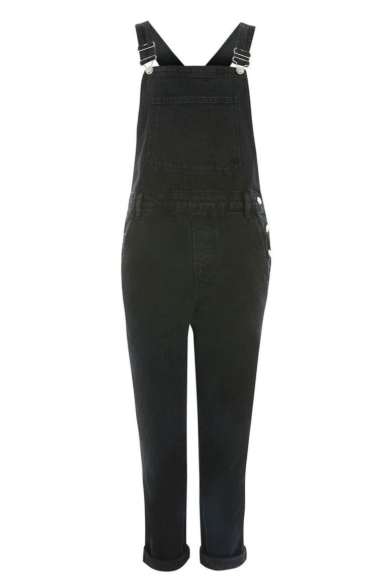 Slim Leg Overalls, Alternate, color, WASHED BLACK