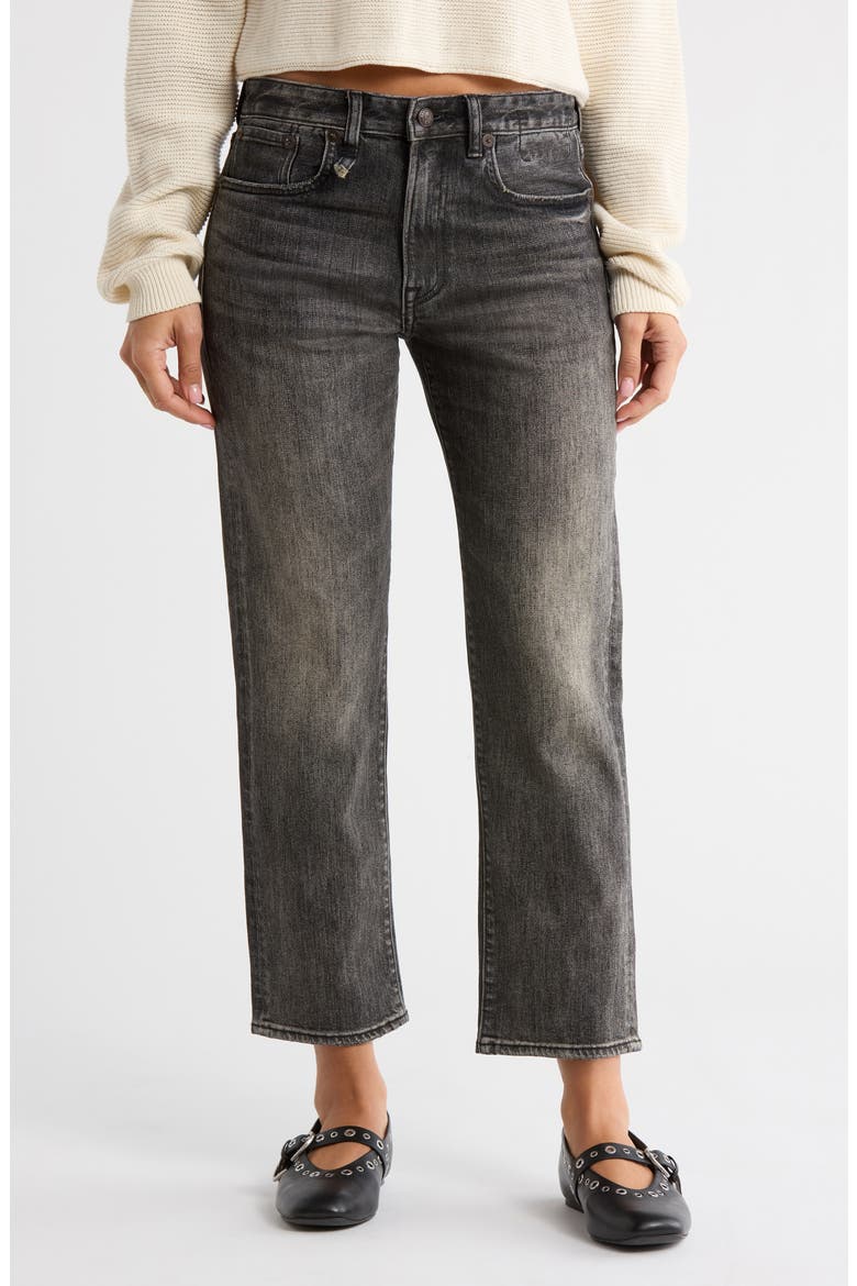 Romeo Straight Leg Jeans, Main, color, KENNET BLACK STRETCH