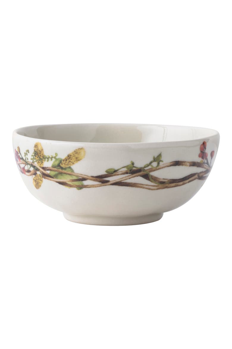 Forest Walk 16-Piece Ceramic Dinnerware Set, Alternate, color, CAF AU LAIT