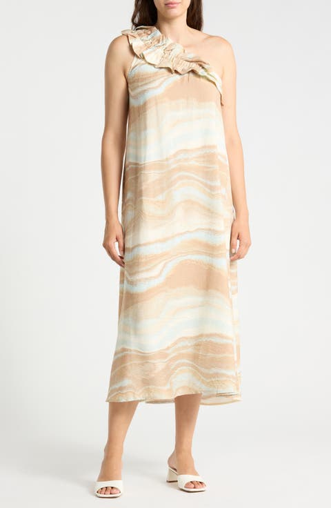 One-Shoulder Maxi Dress