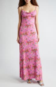 MACCAPANI Ita Floral Maxi Slipdress