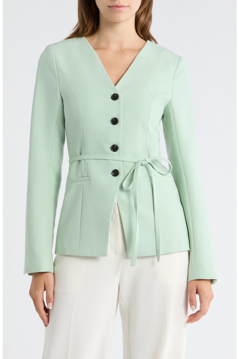 Parker Belted Jacket, Main, color, MINT
