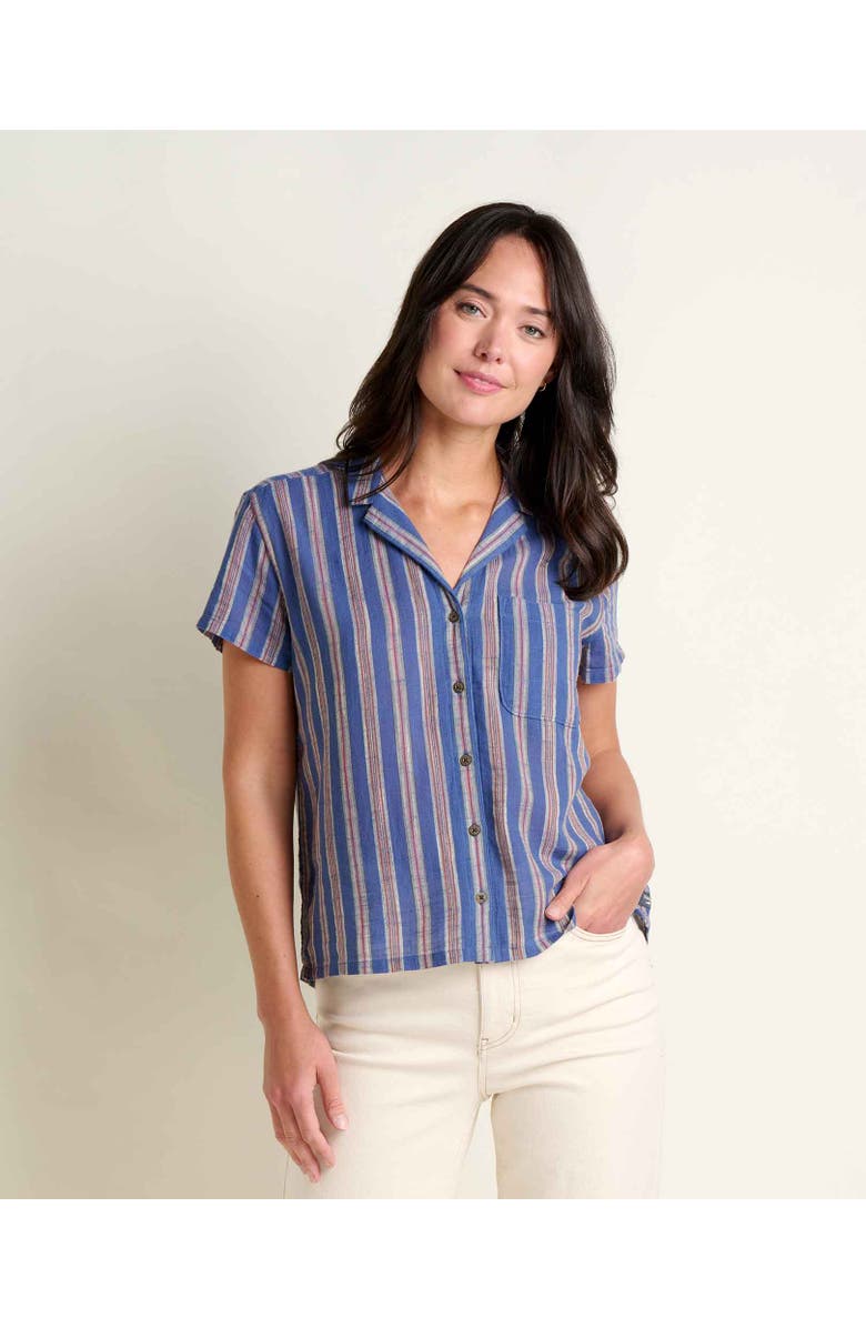 Toad & Co Camp Cove Shirt, Main, color, River Pattern