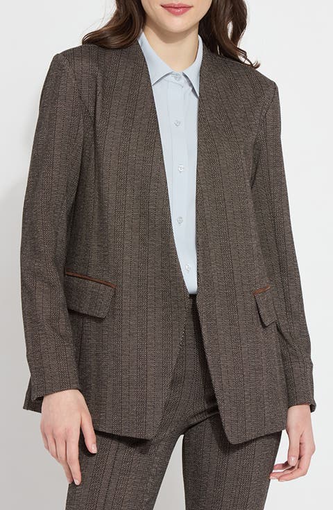 Robin Ponte Jacquard Blazer