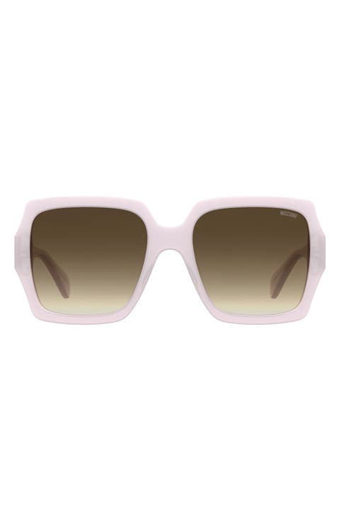 56mm Gradient Square Sunglasses