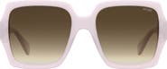 Moschino 56mm Gradient Square Sunglasses