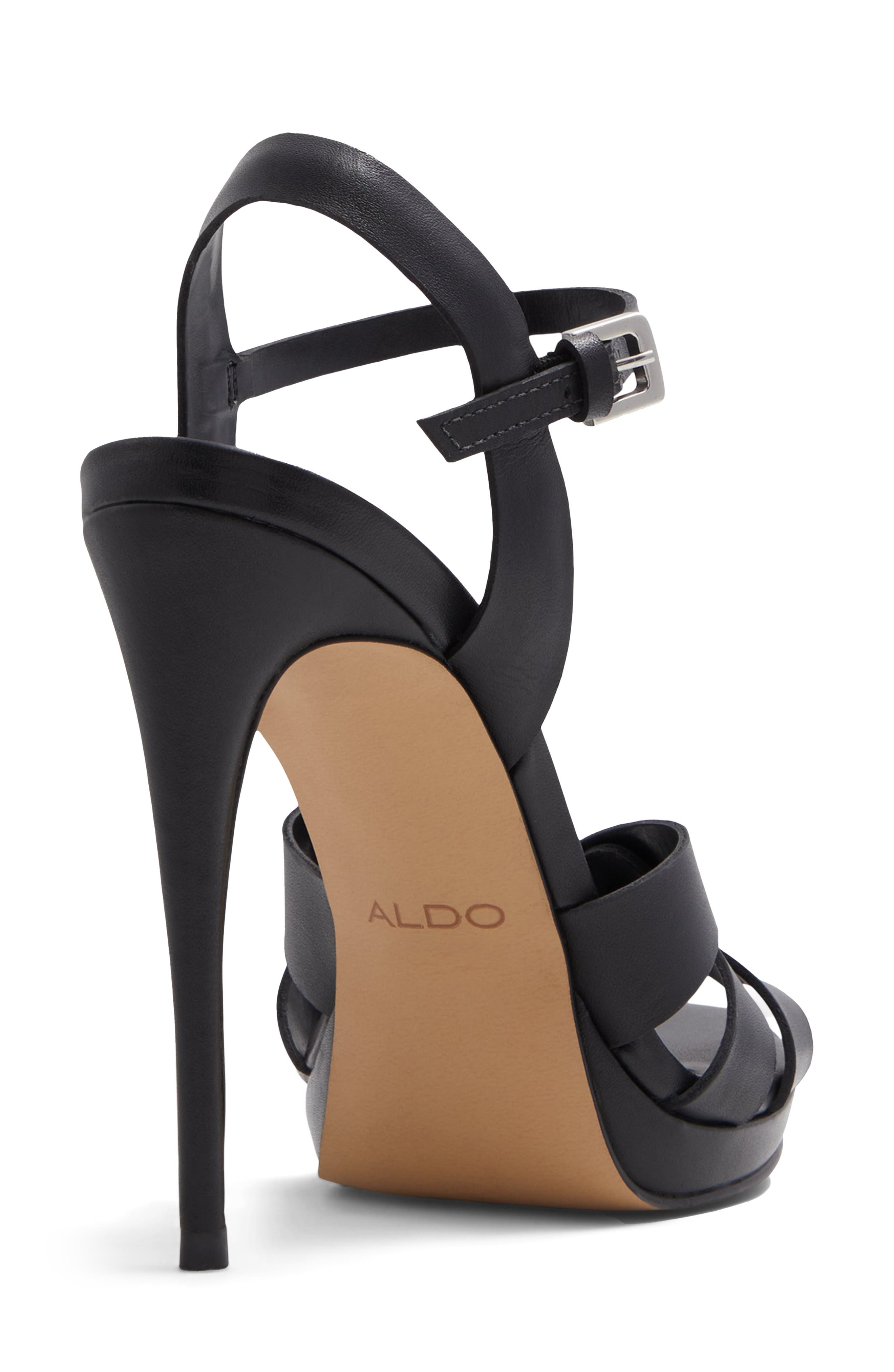 ALDO Afaoni Ankle Strap Platform Sandal, Alternate, color, 