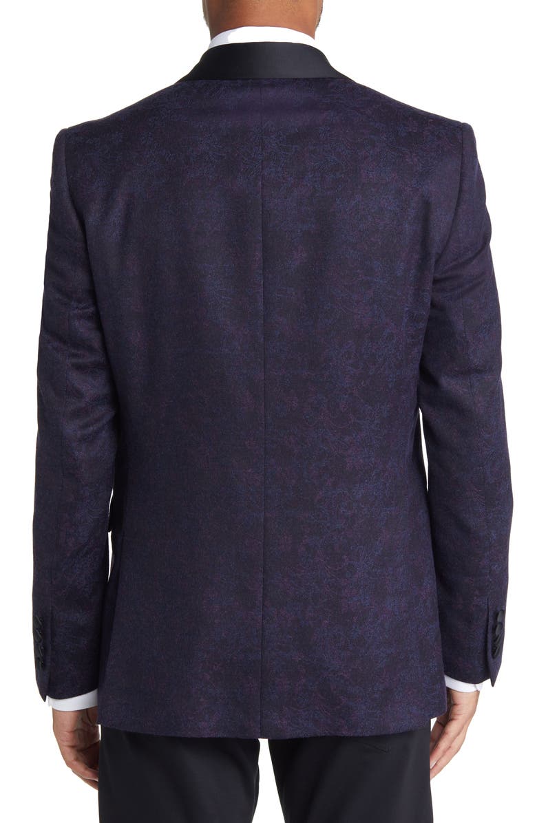 Ted Baker London Josh Slim Fit Shawl Collar Stretch Wool Dinner Jacket, Alternate, color, 