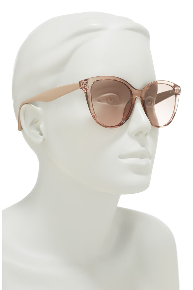 54mm Cat Eye Sunglasses, Alternate, color, CRYSTAL SAND