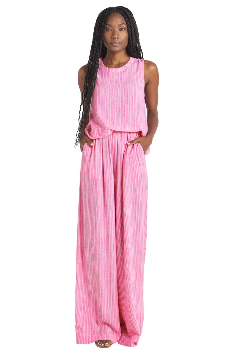 Splendid Frankie Stripe Wide Leg Pants, Alternate, color, 