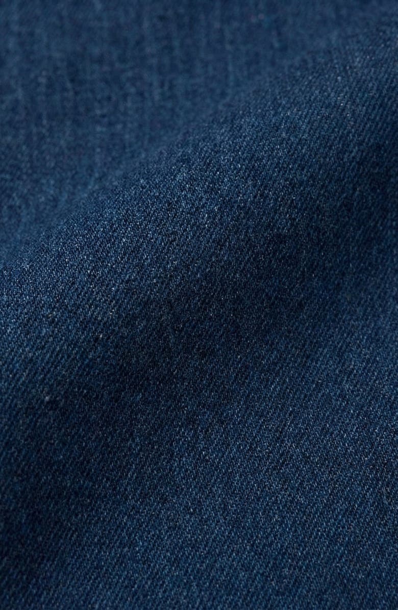 Modenaire Denim Vest and Wide Leg Pants Set, Alternate, color, 