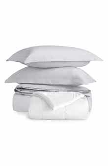 HOMESPUN Vintage Washed Cotton Duvet Cover & Sham Set