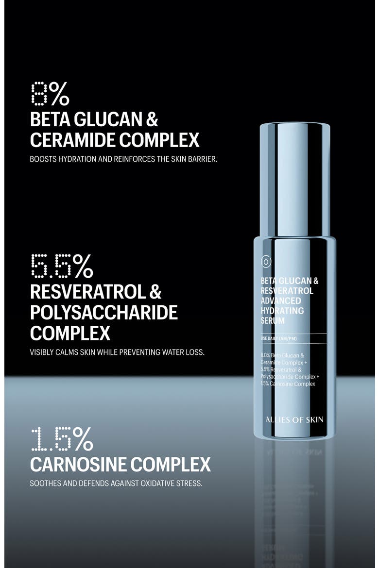 Beta Glucan & Resveratrol Advanced Hydrating Serum, Alternate, color, NO COLOR