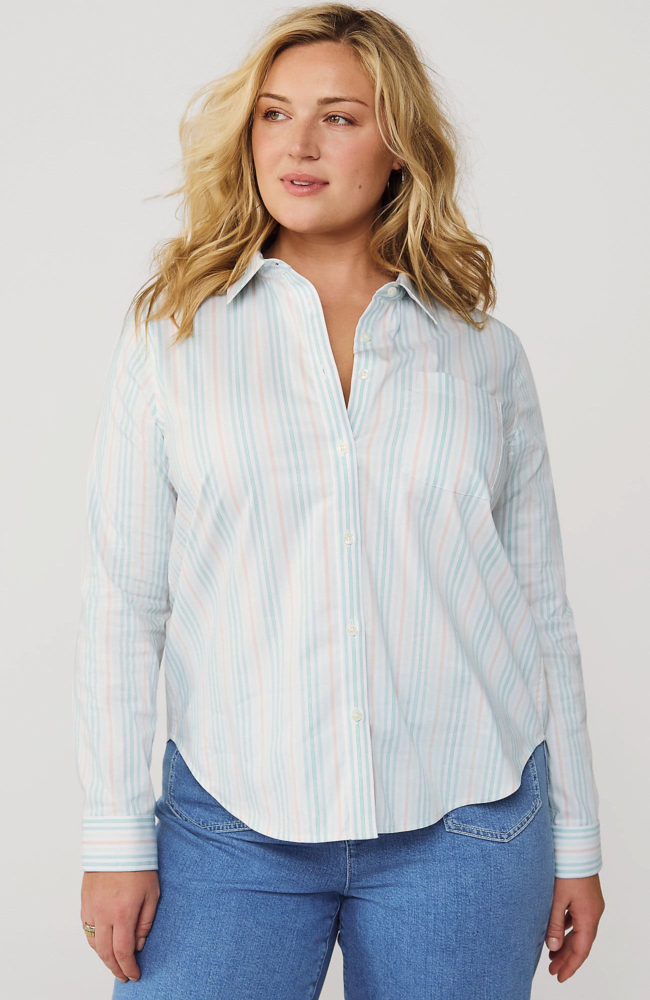 Cooling Button Front Shirt - image 5
