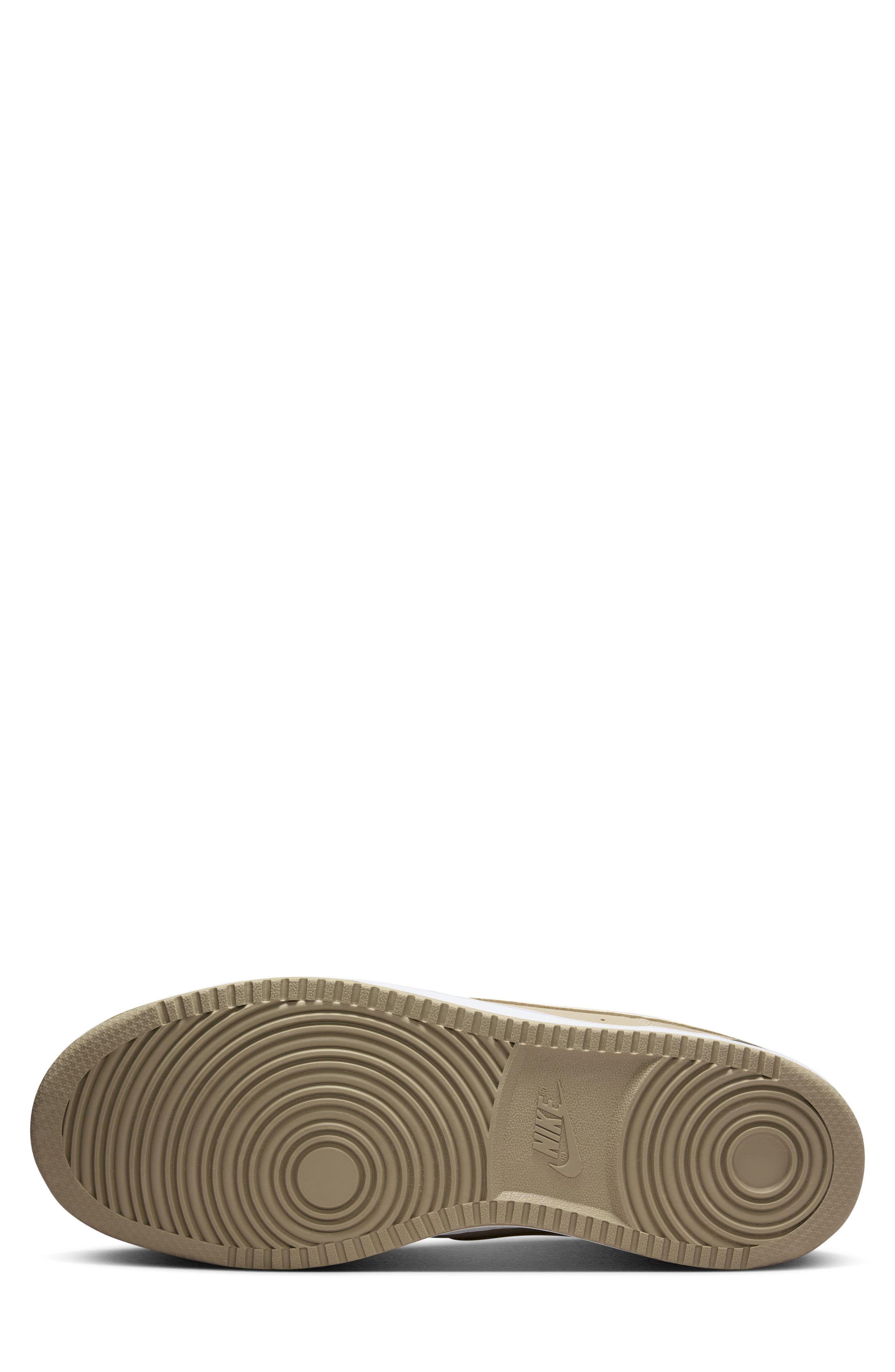 Nike Court Vision Low Sneaker, Alternate, color, Khaki/ Sanddrift/ White