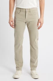 FRAME L'Homme Slim Fit Five-Pocket Twill Pants