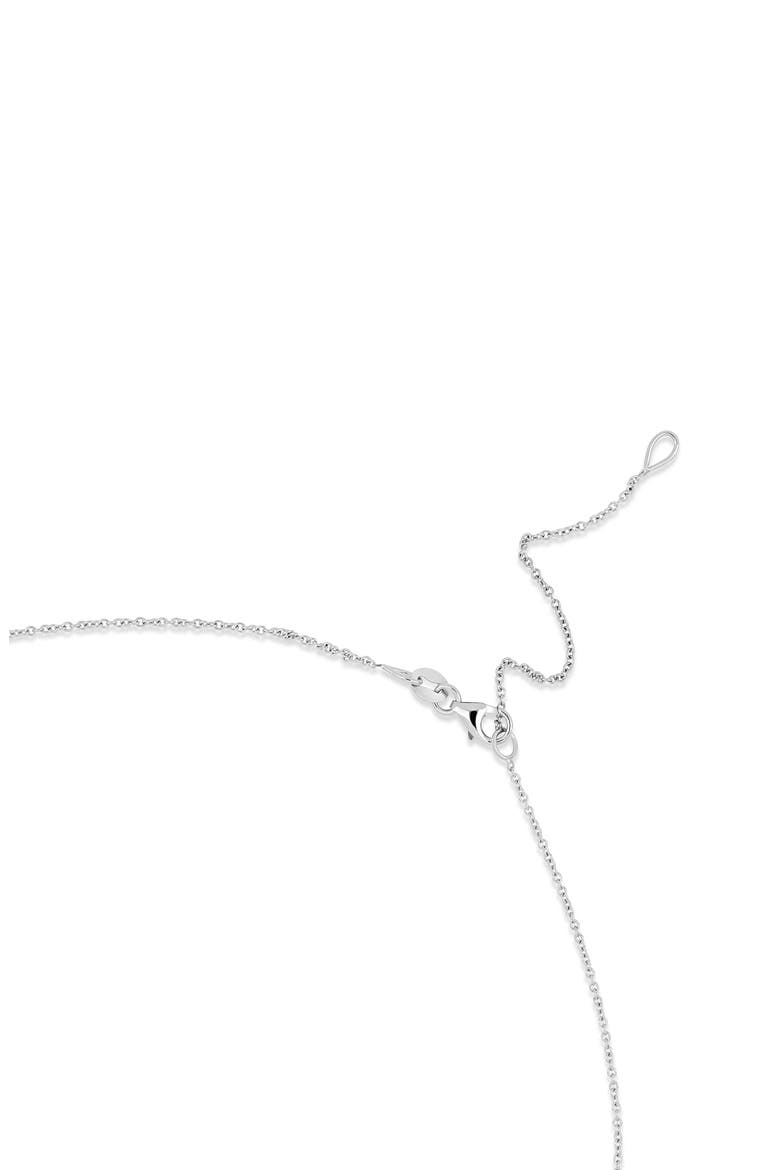 18K Gold Liora Natural Dancing Diamond Medallion Pendant Necklace (Online Trunk Show), Alternate, color, 18K WHITE GOLD