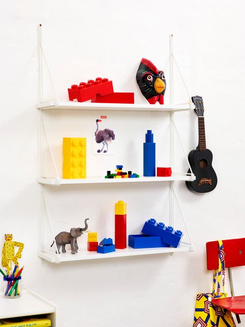 Lego ®  Storage Brick 2, Bright Red In Red