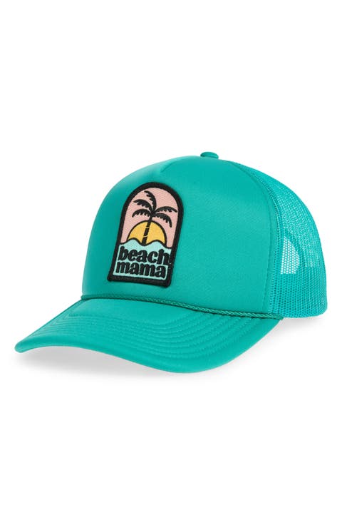 Beach Mama Patch Trucker Hat