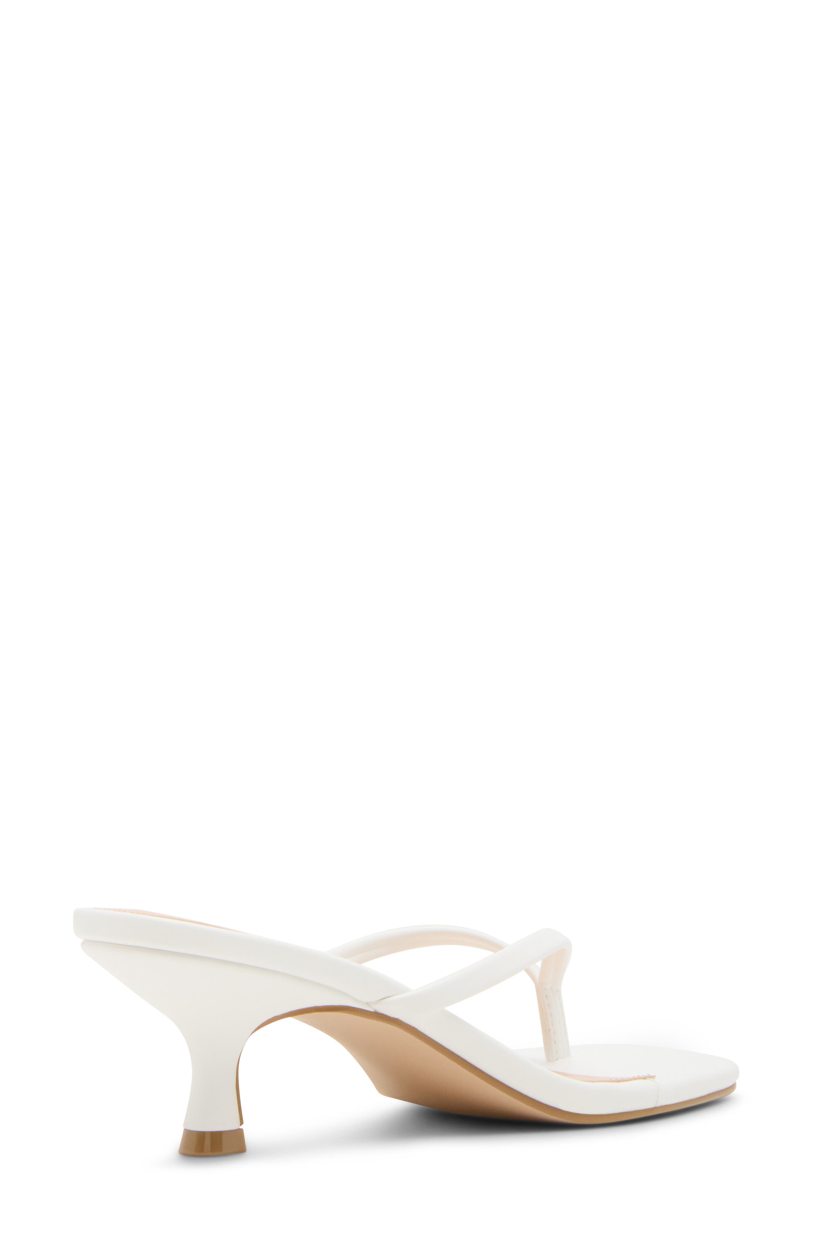 Charlenne Kitten Heel Thong Sandal, Alternate, color, WHITE PARIS