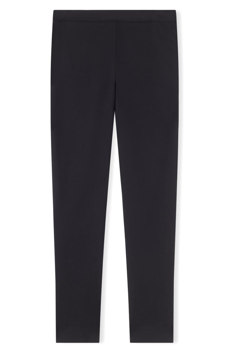 LK Bennett Evan Crop Crepe Pants, Alternate, color, Black