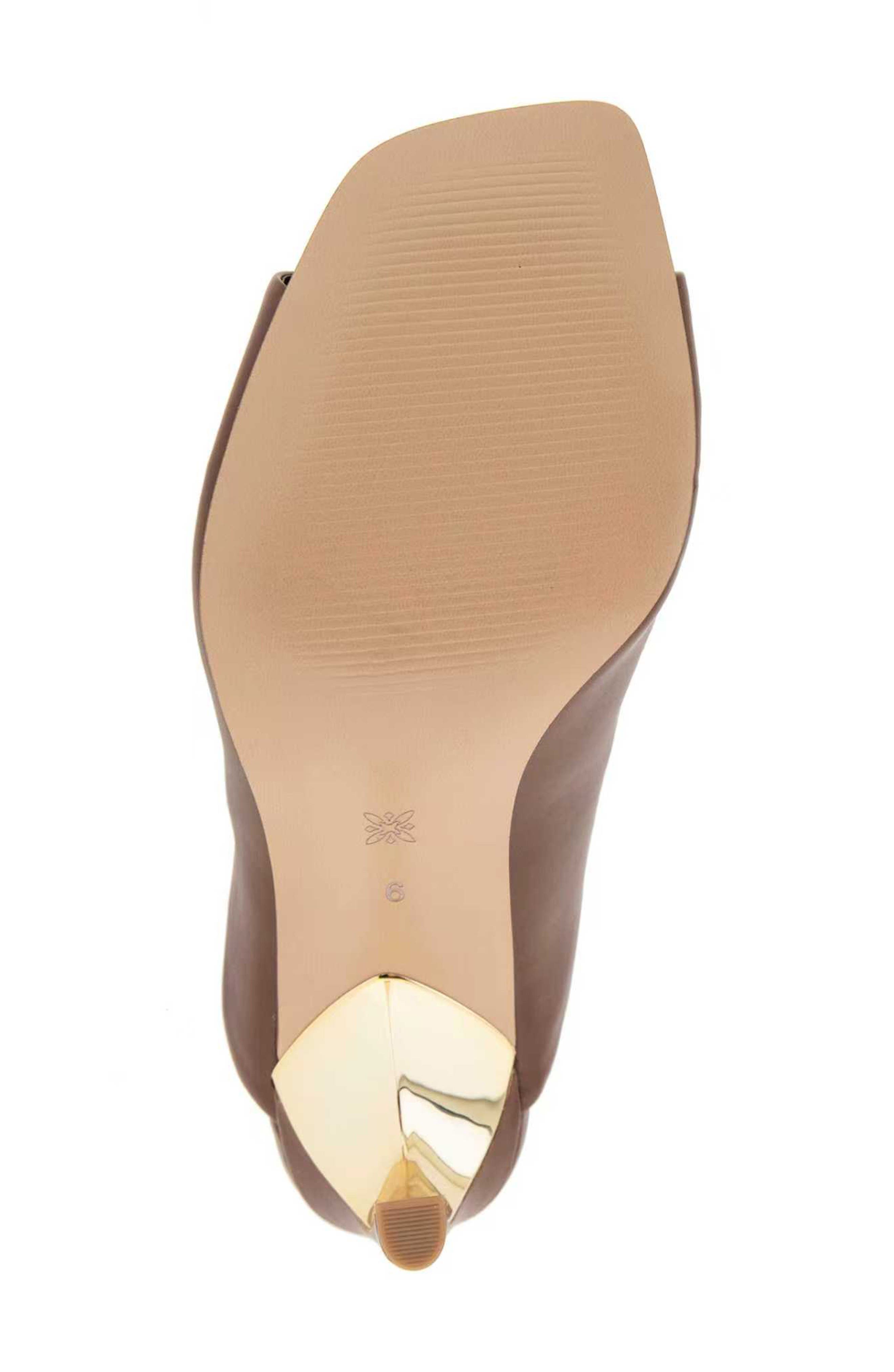 BCBG Reese Slide Sandal, Alternate, color, Sepia