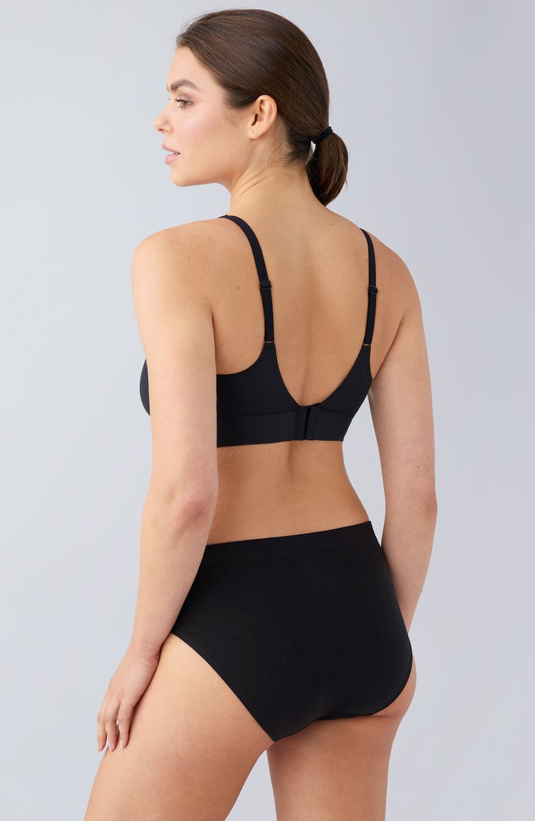 Wacoal Easy Like Sunday Lounge Wire Free Bra, Alternate, color, Black