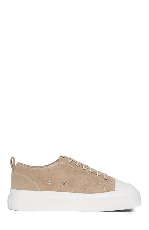 Vienna Suede Contrast Stitch Sneaker