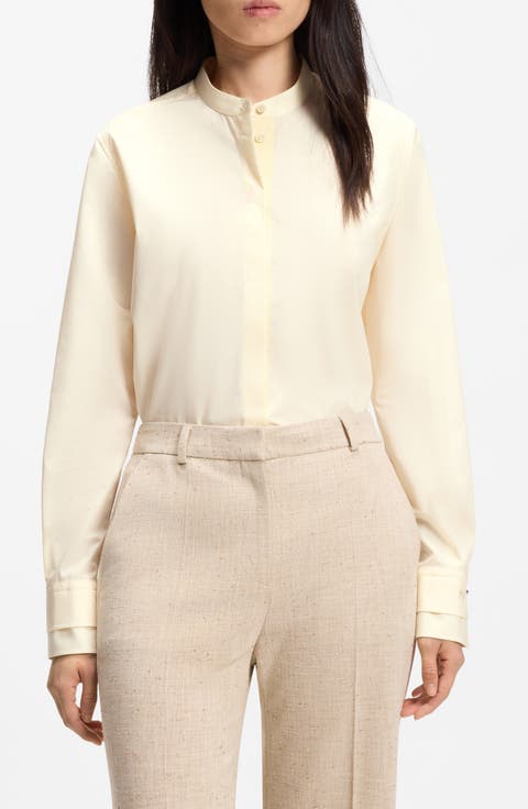 Bertyna Monday Cotton Button-Up Shirt